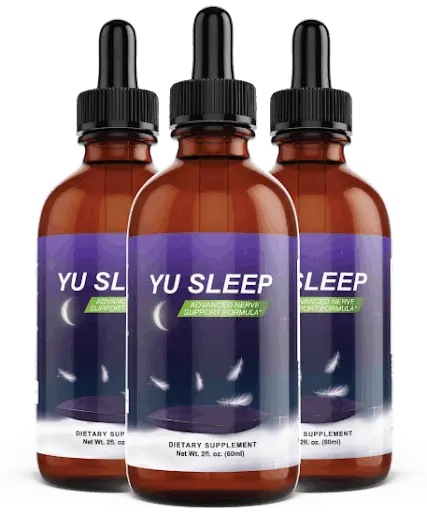 Three YU Sleep dropper bottles